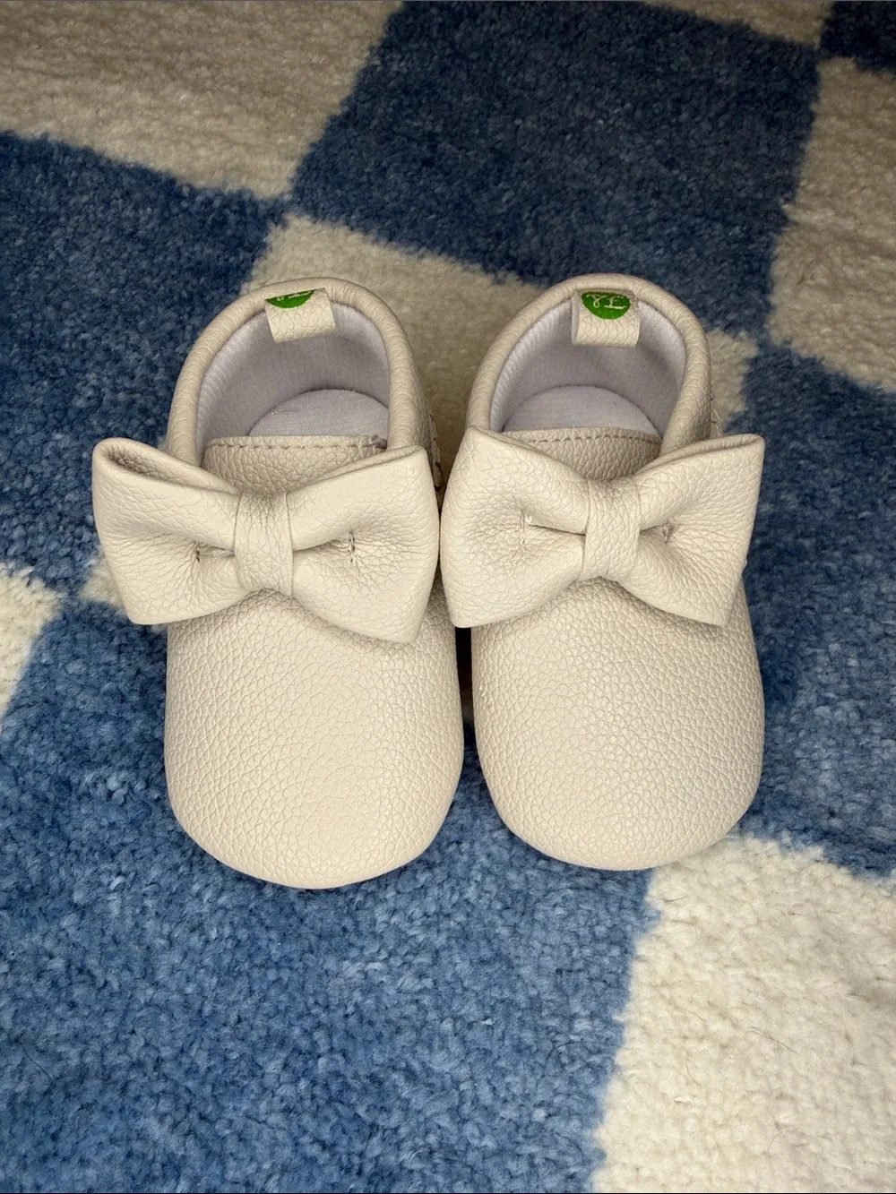Classic White Bow Baby Dress Shoes for Girls